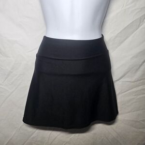 Vintage 90s black stretchy mini skirt
